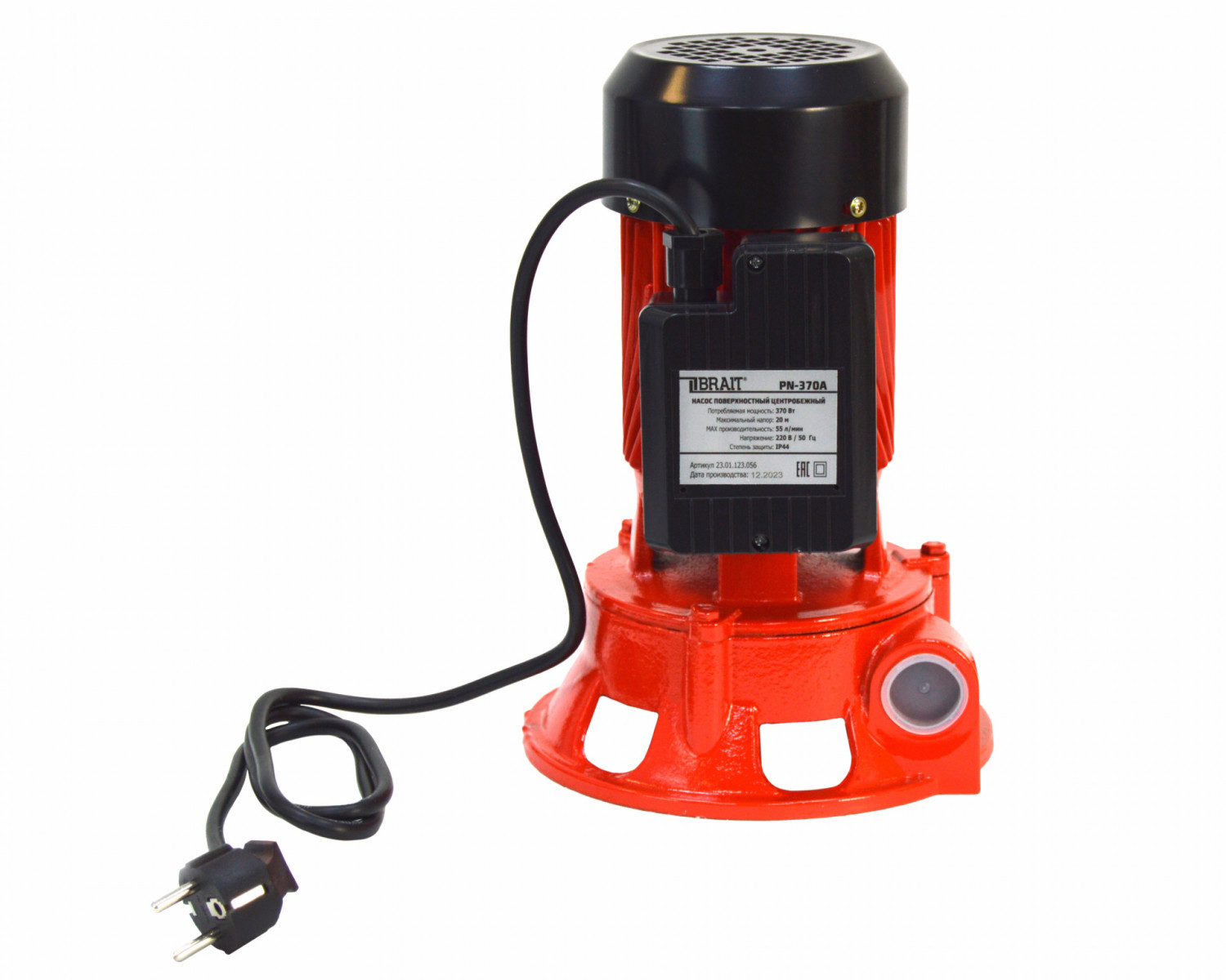 Насос поверхностный BRAIT PN-370A Насос поверхностный BRAIT PN-370A
