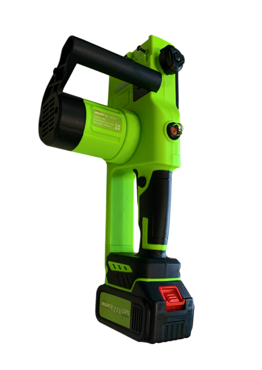 Пила цепная аккумуляторная SMART (21V 4Ah, шина 12", кейс, 2 аккум., натяж.цепи, зелен.) Пила цепная аккумуляторная SMART (21V 4Ah, шина 12", кейс, 2 аккум., натяж.цепи, зелен.)