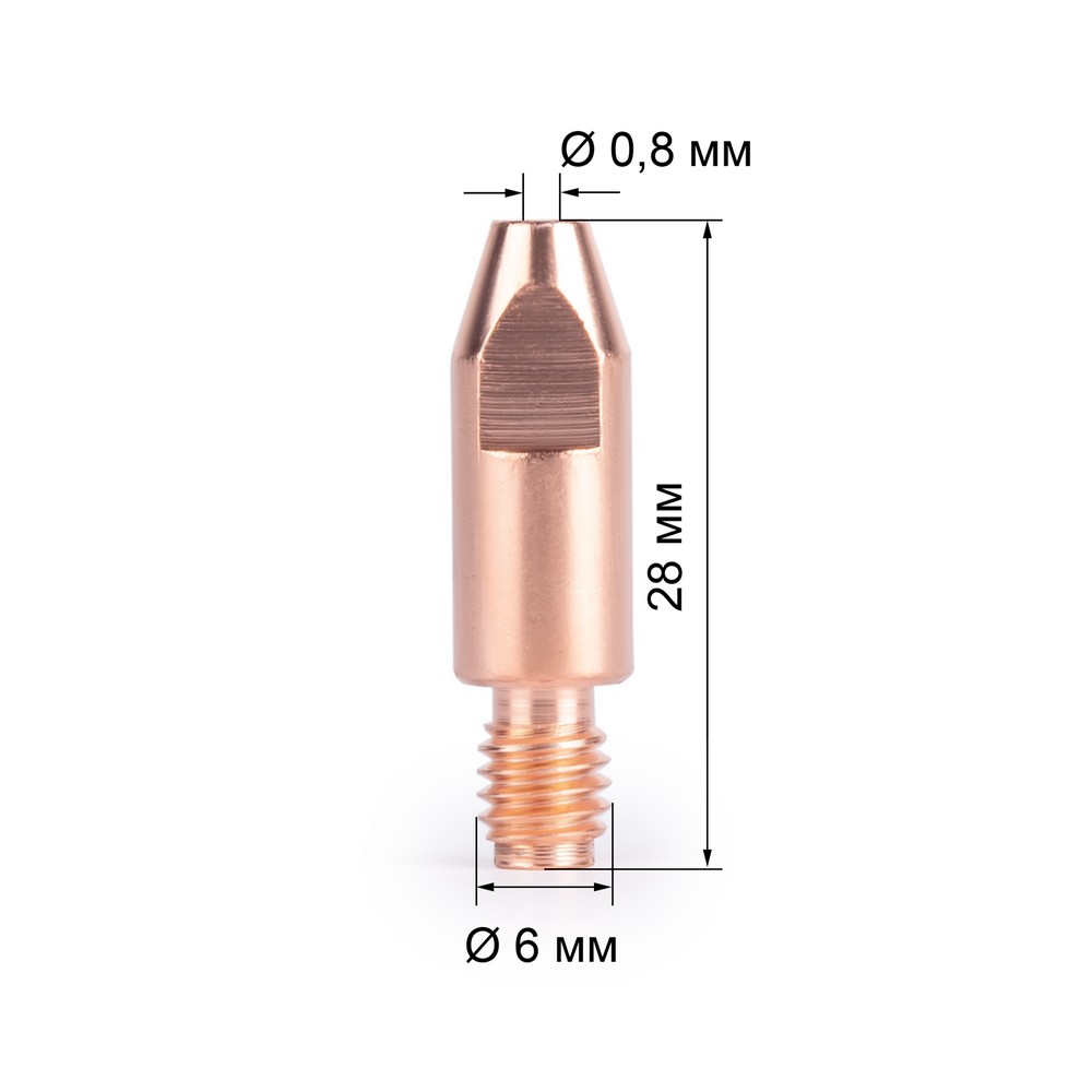 Наконечник M6х28х0.8 (140.0051/MD0009-08) Наконечник M6х28х0.8 (140.0051/MD0009-08)