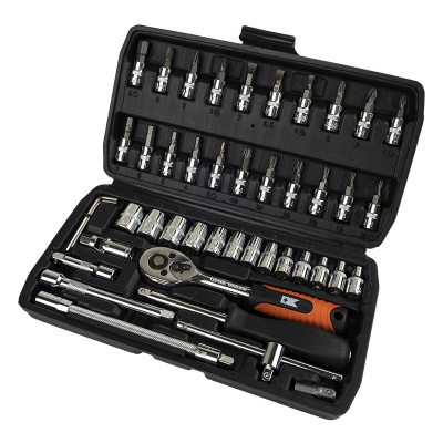 Набор инструмента 46 предметов 1/4" №66046-2 малый кейс CraftRoyal