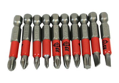Биты PH/PZ/SL/TORX, 50мм, сталь S2, 10шт, БОЕКОМПЛЕКТ BSET1-50-10 Биты PH/PZ/SL/TORX, 50мм, сталь S2, 10шт, БОЕКОМПЛЕКТ BSET1-50-10