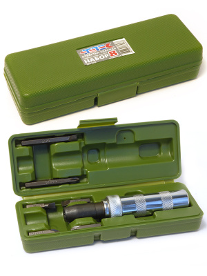 Отвертка ударная поворотная TREK 8 предм. в кейсе (хром) TR1203