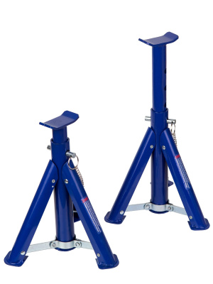 Подставка под машину Titan 3т, складная  (к-т 2 шт) 285 - 400 мм, синяя ZZ20006