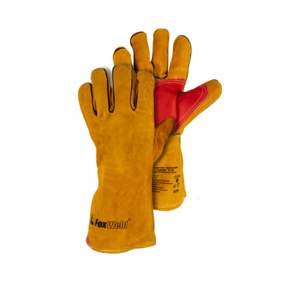 Краги кожаные термостойкие FOXWELD Защитник КС-03 