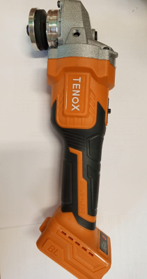 УШМ аккумуляторная бесщеточная Tenox, 125мм, 21В, 4Ач, 2 акб