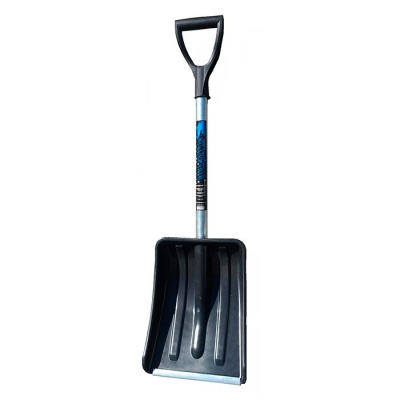 Лопата автомобильная с ал.планкой,ла черенком и V-обр.ручкой пластиковая