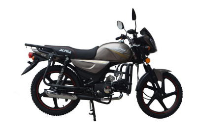Мопед ALPHA серый (107куб.см., 4 скорости, 5,1кВт, 87кг)