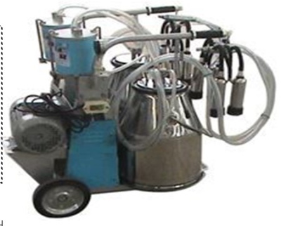 Доильный аппарат для коров модель ДА2-0,55кВт-24к/ч с поршневым насосом