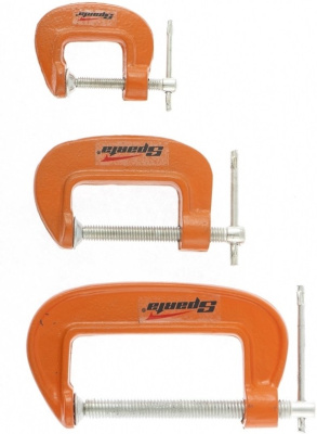 Набор струбцин 3шт (25,50,75мм) 10269