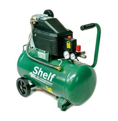 Компрессор воздушный Shelf ZB-2050  (1.8кВт, 50лит, 210л/мин)