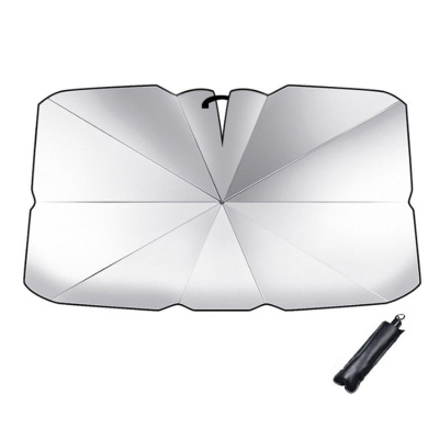 Шторка солнцеотражающая ЗОНТ 140х75 см с разрезом, в чехле