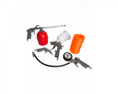 Набор пневмоинструмента BRAIT BPTS 5A для воздушного компрессора (с верхним баком) 