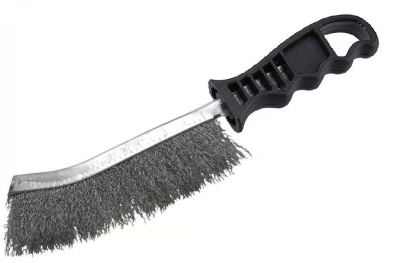 Щётка по металлу ручная загнутая (стальная проволока)