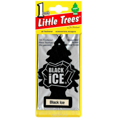 Ароматизатор "Little Trees" ёлочка (Black Ice / Черный лёд)