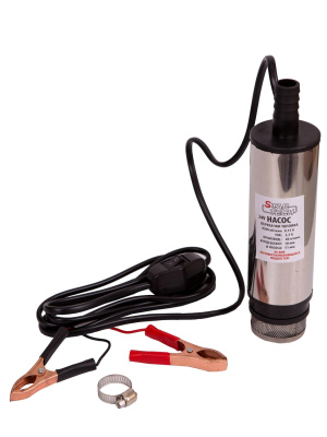 Насос для перекачки топлива Star Tech  1245 (погружной с сеткой) D=50мм, 12V