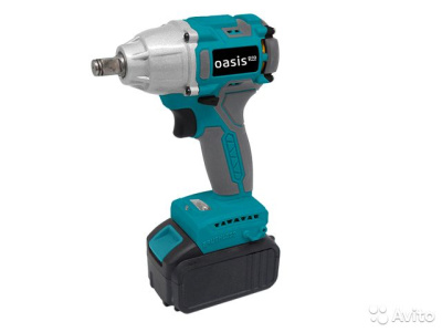 Гайковерт аккумуляторный Oasis GK-350 (J)  (350Нм, 21В, реверс, 2кг)