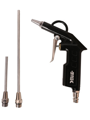 Пистолет продувочный TREK TR33-80-38 с 2 насадками (125 и 200 мм)