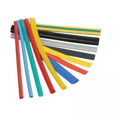 Термоусадочная трубка  Ø 4 голубая (100 шт по 1м)