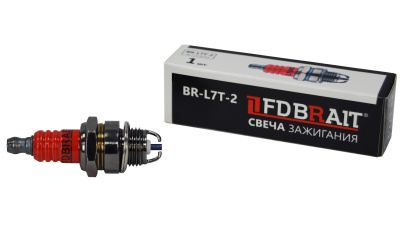 Свеча зажигания BRAIT BR - L7T-2 (триммер/бензопила,двигатель 2-х такт.2контакт) Свеча зажигания BRAIT BR - L7T-2 (триммер/бензопила,двигатель 2-х такт.2контакт)