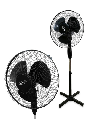 Вентилятор напольный Умница модель BH-16 черный цвет Вентилятор напольный Умница модель BH-16 черный цвет