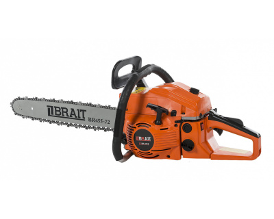 Бензопила BRAIT 45-18В (18' 1,7кВт, 45,2см., 0,325 1.5 72зв; стартер металл., легкий пуск) 