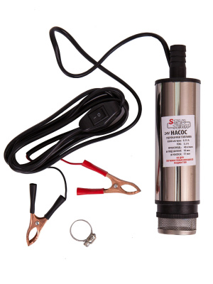 Насос для перекачки топлива Star Tech  2445 (погружной с сеткой) D=50мм, 24V