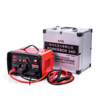 Инверторное пуско-зарядное устройство KVAZARRUS PowerBox 600i, таймер, цветная коробка Инверторное пуско-зарядное устройство KVAZARRUS PowerBox 600i, таймер, цветная коробка