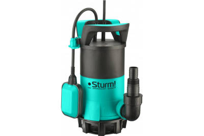 Насос погружной Sturm 3 в 1 450Вт, част. до 30мм, 200л/мин, напор 6м WP9745PVU