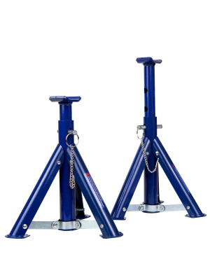 Подставка под машину Titan 2т, складная  (к-т 2 шт) 277 - 365 мм, синяя ZZ20005