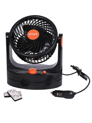 Вентилятор автомобильный TREK Т-506 24V, 6", 10 Вт (на скотче) одинарный