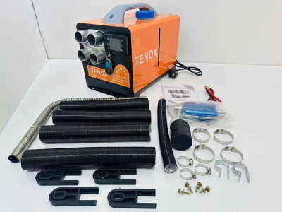 Автономный дизельный отопитель, Сухой фен  TENOX тепла 8кВт (12V/24V/220V) МЕТАЛЛ