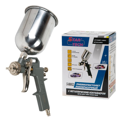 Краскораспылитель StartTech 162А2 G2 дюза 2.5 V-600мл верхний метал