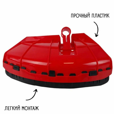 Кожух защитный для бензокос пластик с пластик кронштейном