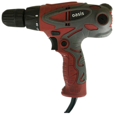 Дрель-шуруповерт сетевая Oasis DS-55  (550Вт, 2ск., 34Нм, быстрозажим)