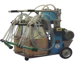 Доильный аппарат для коз и овец модель К/О-ДА2-0,55кВт с поршневым насосом