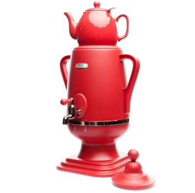 Самовар электрический КОМФОРТ СА-800G красный