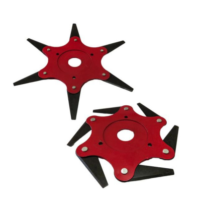 Диск-фреза с плавающими лезвиями (6 лезвий) для мотокосы 