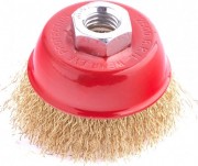 Щетка чашеобразная из гофрированной проволоки, УШМ ,75мм, М14 Колир