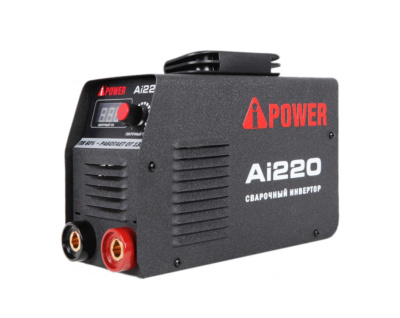 Инвертор сварочный A-iPower Ai220 MMA (Цифр. диспл., диам. эл. 2.5-4мм., 220В, от 130В, 30-50)