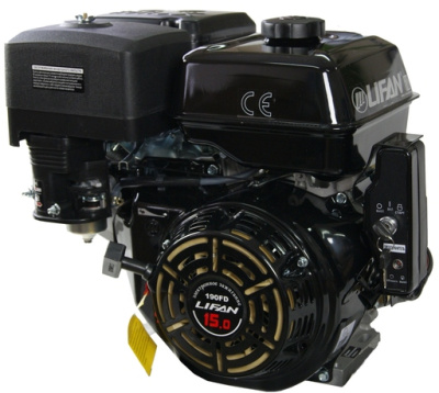 Двигатель LIFAN 190FD-V (15,0л.с., конус, 106мм, эл./стартер)