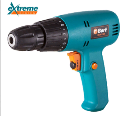 Дрель-шуруповерт электрический BORT BSM-250X (280Вт, 1ск, Keylees, длина кабеля 2,5м)