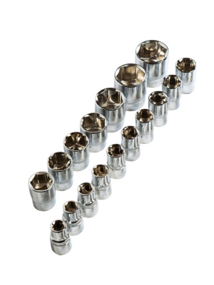 Головка шестигранная Titan 1/2" 17 мм