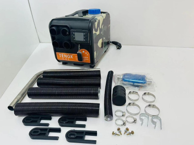 Автономный дизельный отопитель, Сухой фен TENOX тепла 8кВт 12 24 220v (камуфляж)