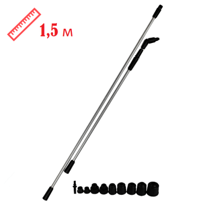 Брандспойт телескопический универсальный "Умница" модель УБ-1,5м в цветной коробке Брандспойт телескопический универсальный "Умница" модель УБ-1,5м в цветной коробке