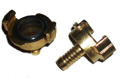 Штуцер Geka 1/2" елочка 16мм+муфта гайка