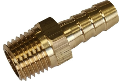 Штуцер с наружней резьбой 1/4 8мм Штуцер с наружней резьбой 1/4 8мм