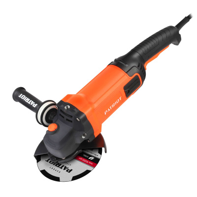 УШМ 180мм PATRIOT AG 190, тонкий корпус, пылезащищенная.  Вт, Диск 180 мм