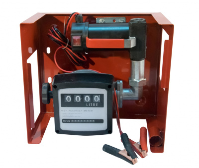 Насос для диз.топлива/керосина Vodotok НДТ-40л/12В-К со счетчиком, в компл. с подающ. и всасыв. шлангом